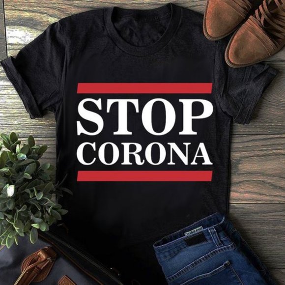 STOP CORONA Tshirt - Picture 1 of 1